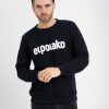 Bluzy El Polako | Bluza Bez Kaptura Basic Czarna