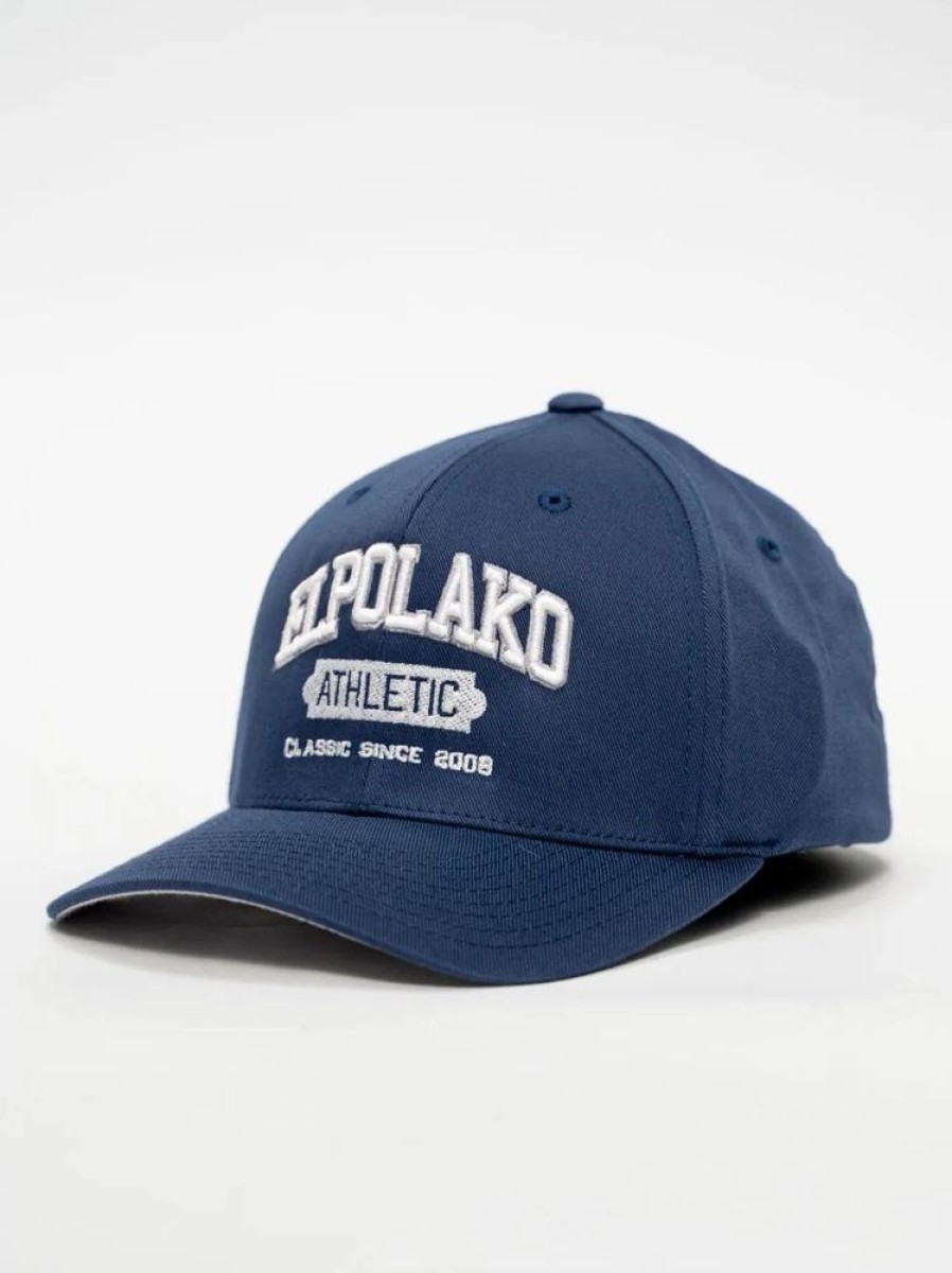 Akcesoria I Czapki El Polako Z Daszkiem | Czapka Z Daszkiem Dad Hat Ath Elpo Granatowa