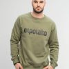 Bluzy El Polako | Bluza Bez Kaptura Basic Khaki